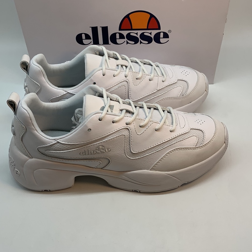 Women's Indus Leather Af White/White Size 9